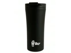 Hikr Edelstahl 500 ml Kaffeebecher To Go - Black