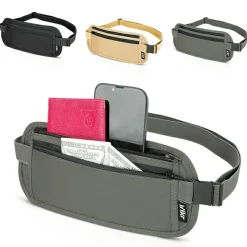 Hikr Moneybelt Premium Reisebrieftasche - Grey