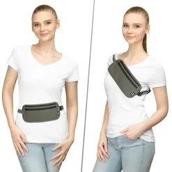 Hikr Moneybelt Premium Reisebrieftasche - Grey