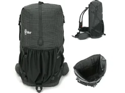 Hikr Size L Black Rucksack - 40-45 Liter