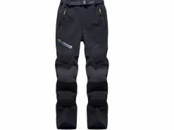 Hikr Wasserdichte Herren-Fleecehose - Black