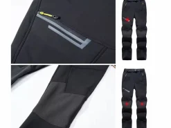 Hikr Wasserdichte Herren-Fleecehose - Grey