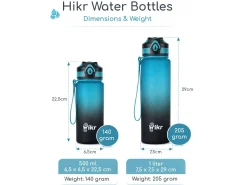 Hikr® Wasserflasche mit Fruchtfilter - 1 Liter