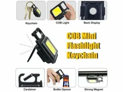 Hofftech Schlüsselanhänger Taschenlampe