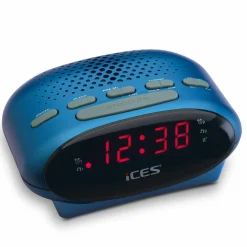 Ices ICR-210 FM Uhrenradio - Blue