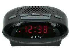 Ices ICR-210 FM Uhrenradio - Black