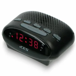 Ices ICR-210 FM Uhrenradio - Black