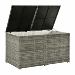 Ikaria Polyrattan graue Auflagenbox