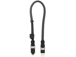 inCharge XL 30 cm Ladekabel - Black