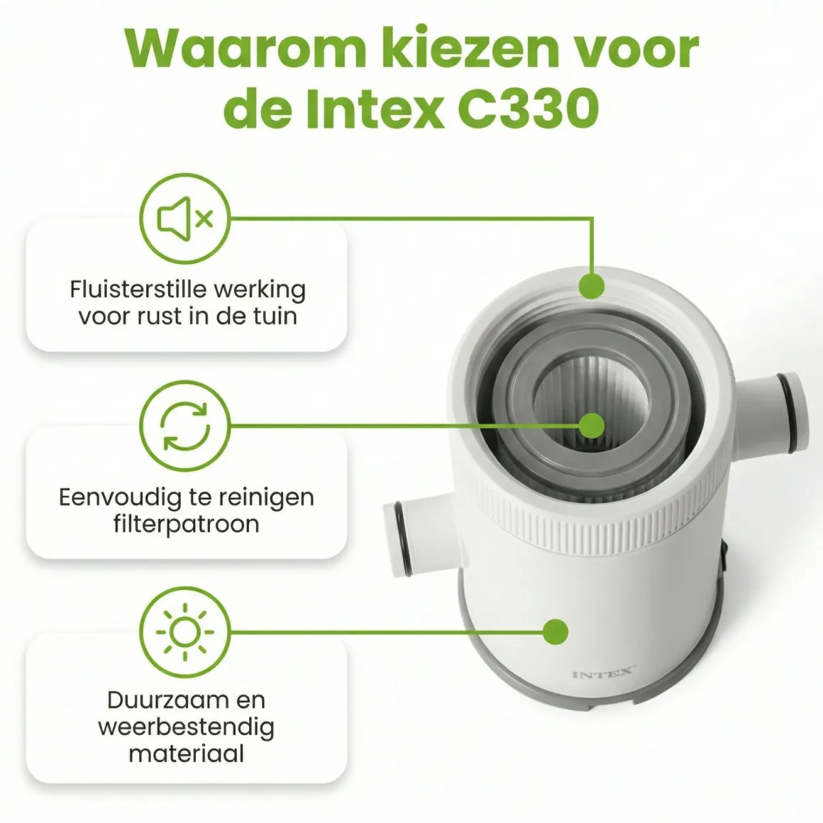 Intex 1.250 l/h Filterpumpe