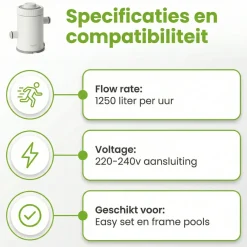 Intex 1.250 l/h Filterpumpe