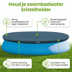 Intex Easy Set Abdeckplane - ø396 cm