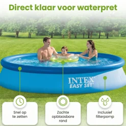 Intex easy set 366x76cm pool – 3-teilig