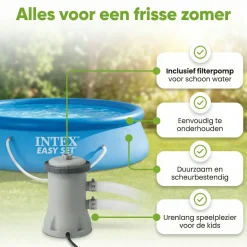 Intex easy set 305x76cm pool – 3-teilig