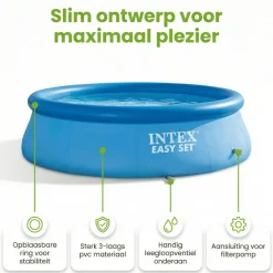 Intex easy set 305x61cm pool – 3-teilig