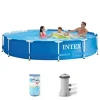 Intex metal frame 366x76cm pool – 3-teilig