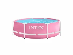 Intex metal frame 244x76cm pool - pink