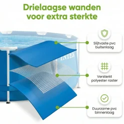 Intex metal frame 305x76cm pool – 3-teilig
