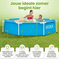 Intex metal frame 244x51cm pool