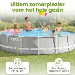 Intex prism frame 427x107cm pool – 6-teilig