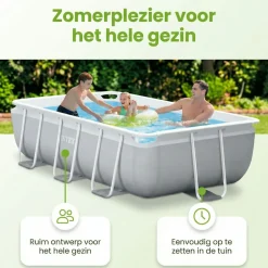 Intex prism frame 300x175x80cm pool – 4-teilig