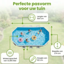 Intex prism frame 503x274x122cm pool – 6-teilig