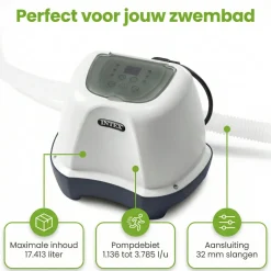 Intex qs400 Salzwassersystem - 17413 liter