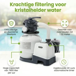 Intex SX2100 6000 l/h Sandfilterpumpe