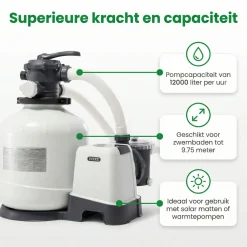 Intex SX3200 10000 l/h sandfilterpumpe