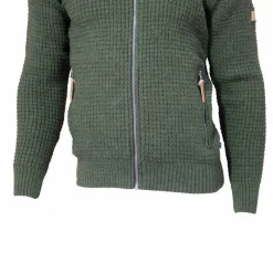 Ivanhoe Moritz Herrenpullover mit Reißverschluss - Grün