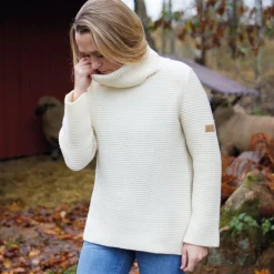 Ivanhoe NLS Holly weißer Rollkragenpullover