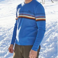 Ivanhoe Retro-Hang Loose Blue Wollpullover