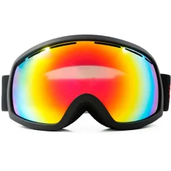 IVOL schwarz Rotes Spiegelglas Skibrille