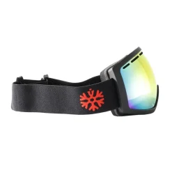 IVOL schwarz Rotes Spiegelglas Skibrille