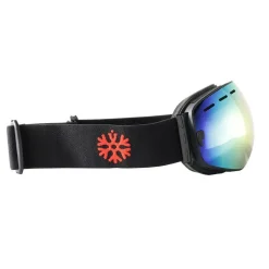 IVOL schwarz Rotes Spiegelglas Skibrille