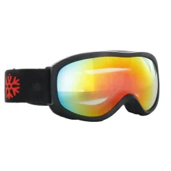 IVOL schwarz Rotes Spiegelglas Kinder Skibrille