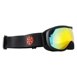 IVOL schwarz Rotes Spiegelglas Kinder Skibrille