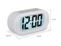 JAP AP17 Digitaler Wecker - White
