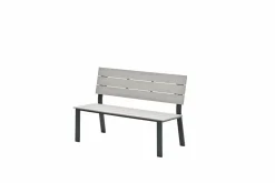 Jondal Parkbank - carbon black - hell Teak Vironwood