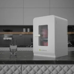 Juskys 15 Liter Mobiler Mini-Kühlschrank - White