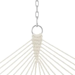 Juskys Cata Hängematte mit Gestell und Kissen - Grey
