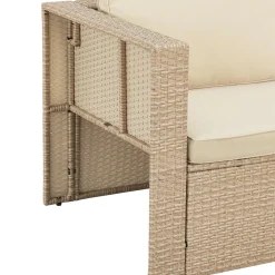 Juskys Salou Polyrattan Lounge Set - Creme