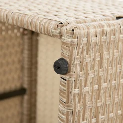 Juskys Salou Polyrattan Lounge Set - Creme