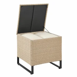 Juskys Santorini Polyrattan Modular Loungeset - Beige