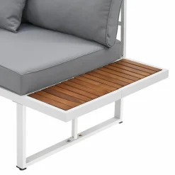 Juskys St. Tropez 4 Personen Lounge-Set - Grey