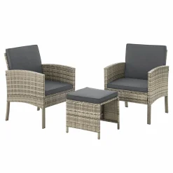 Juskys Turin 7 Personen Polyrattan Loungeset