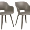 Keter Akola Set von 2 Gartenstuhle - Taupe