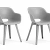 Keter Akola Set von 2 Gartenstuhle - Grey