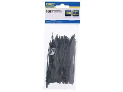 Kinzo 100x Stück 2,5 x 100 mm Kabelbinder