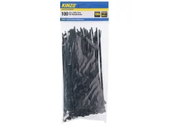 Kinzo 100x Stück 4,8 x 200 mm Kabelbinder